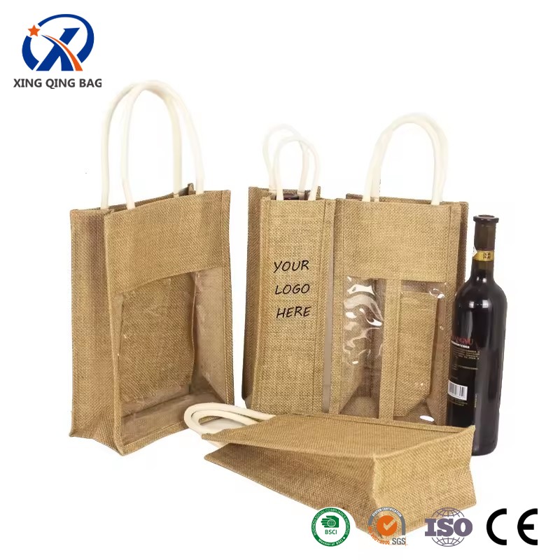 Borse per bottiglie di tela