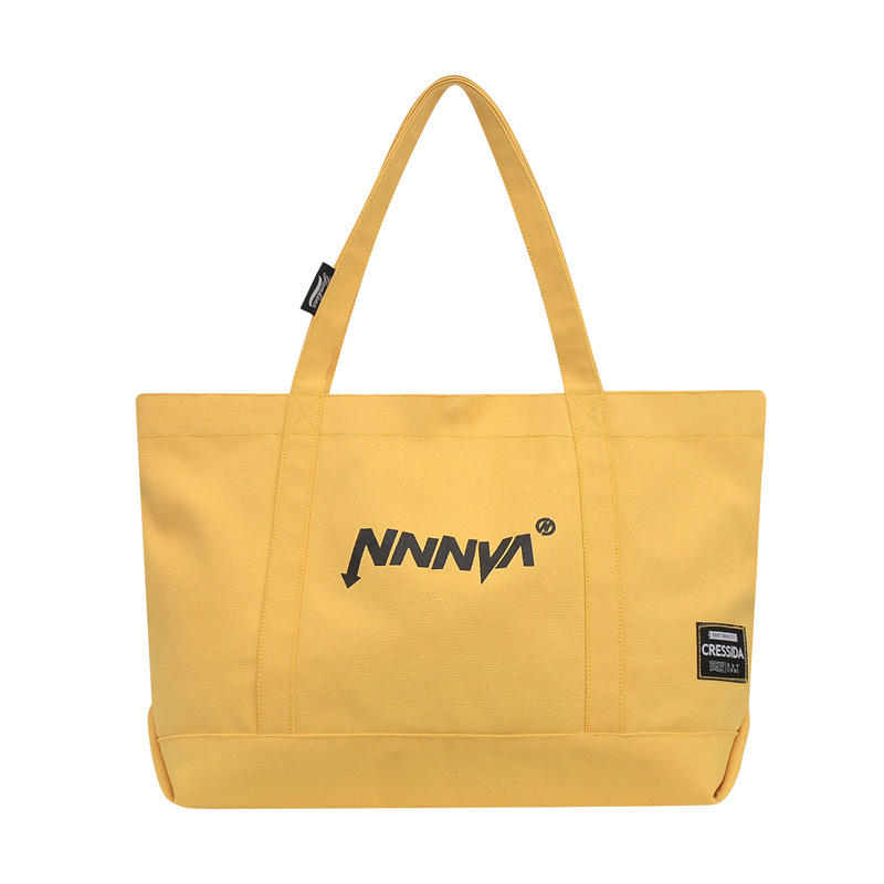 Borsa In Tela Con Manici