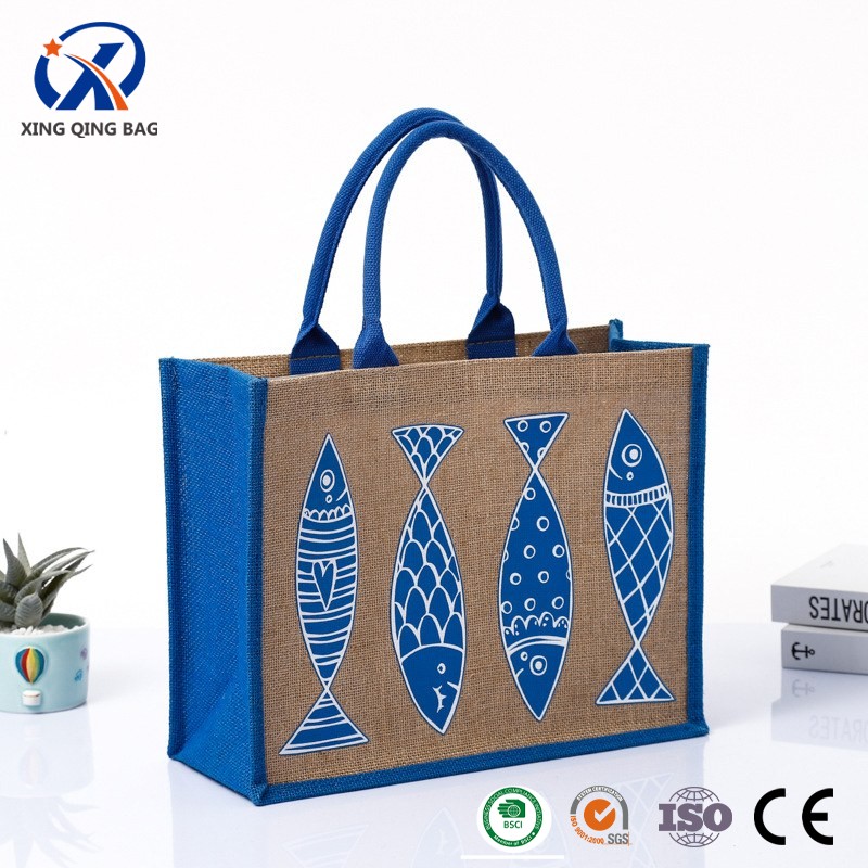 Borsa In Iuta Con Manico