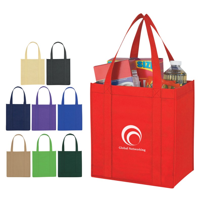 Borsa tote in tessuto non tessuto